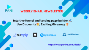 Intuitive funnel and landing page builder, Use Discounts, Exciting Giveaway blog post