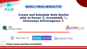 Create and Schedule Web Stories with AI Power, GrowMatik , Giveaways Extravaganza blog post